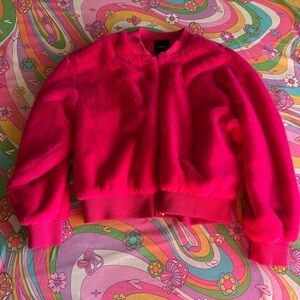 plush bomber jacket 💖